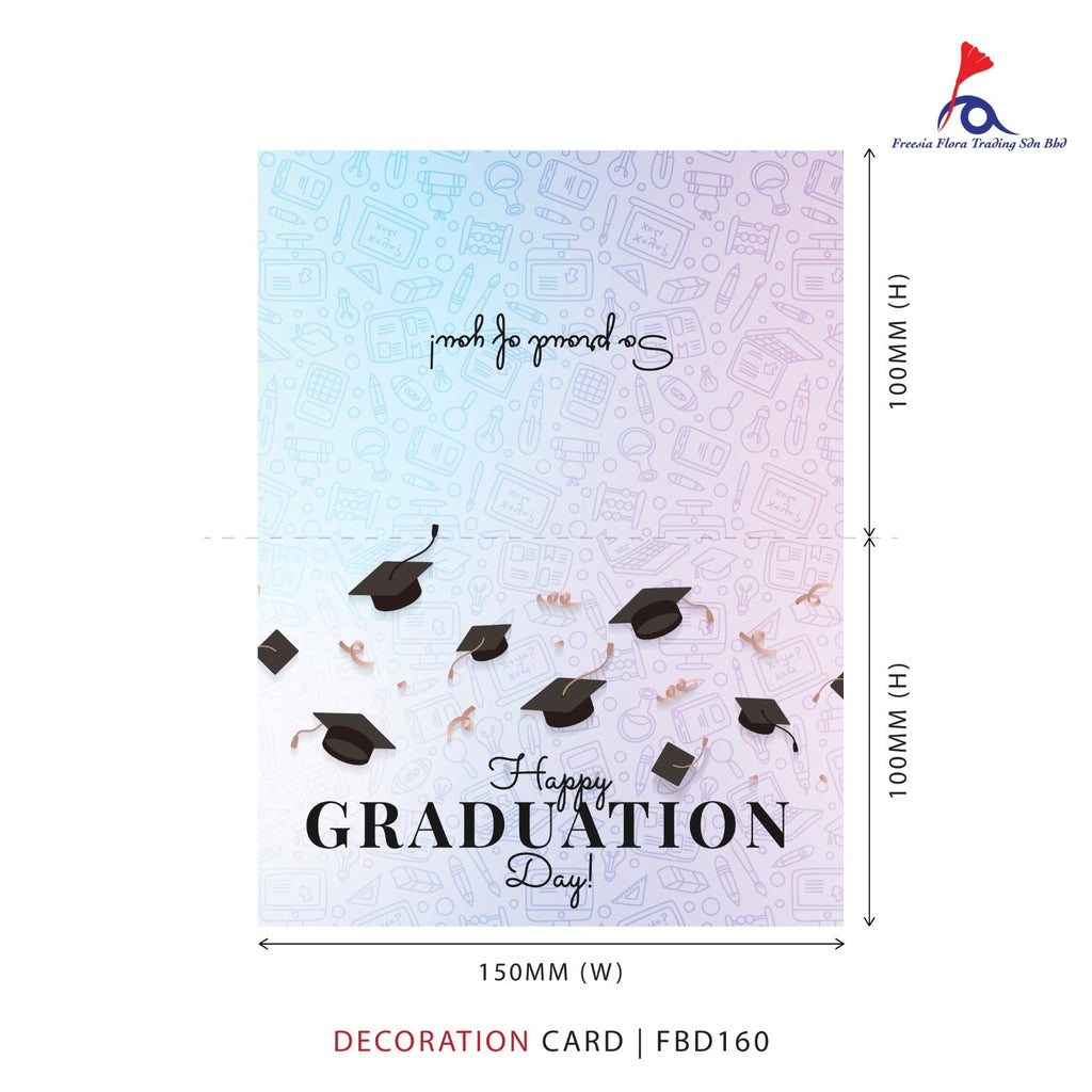 Graduation Card - Happy Graduation Day! (Folded Type)