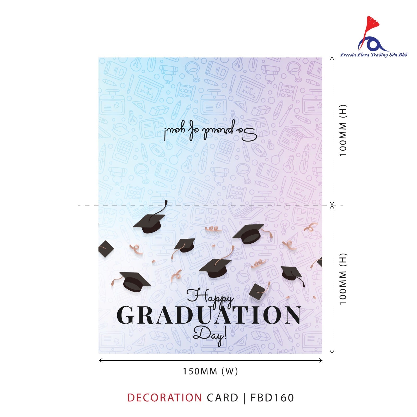 Graduation Card - Happy Graduation Day! (Folded Type)