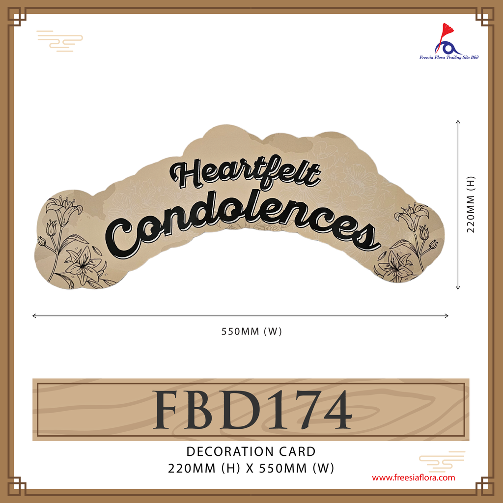 Condolences Cards - Heartfelt Condolences
