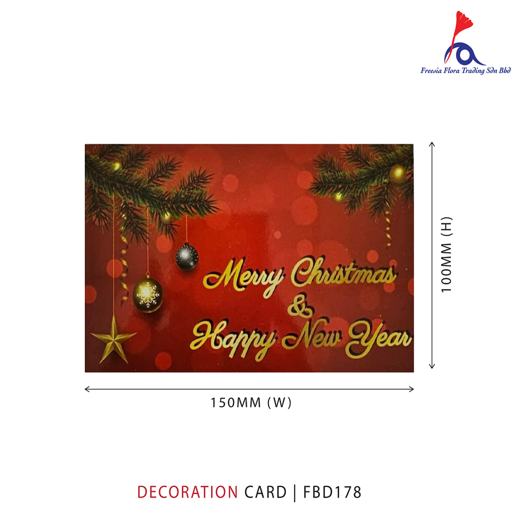 Christmas Card - Merry Christmas & Happy New Year