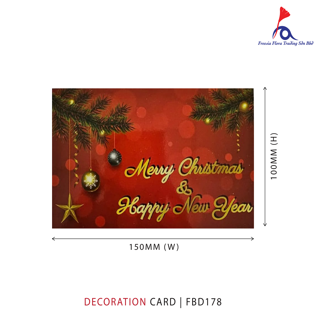 Christmas Card - Merry Christmas & Happy New Year