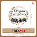 Condolences Cards - Deepest Condolences 福夀全歸