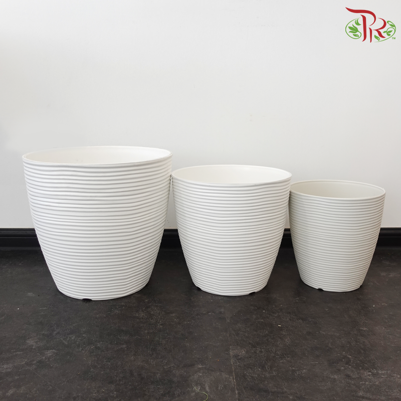 Felton Round Flower Pot (FBL-254-5) (FBL-254-7) (FBL-254-8) (FBL-254-9) (With Size Option)