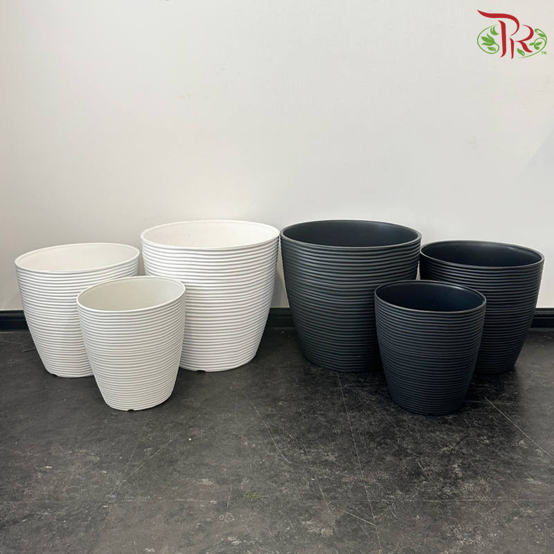 Felton Round Flower Pot (FBL-254-5) (FBL-254-7) (FBL-254-8) (FBL-254-9) (With Size Option)
