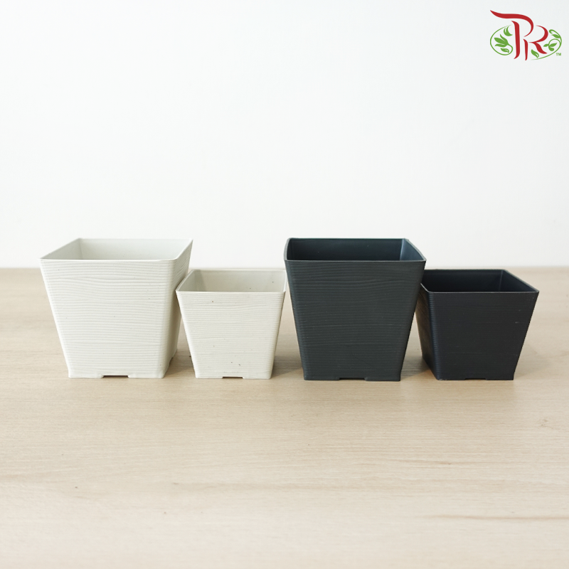 Felton Square Flower Pot (FBL-263-6) (FBL-263-7) (With Size & Color Options)