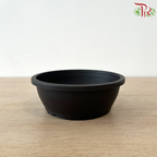 Felton Round Flower Pot 268 (FPL268) - Dark Brown (With Size Options)