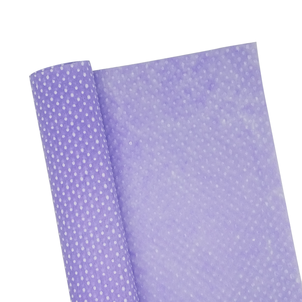 FNT002 SNOW DOTS NON WOVEN - Freesia