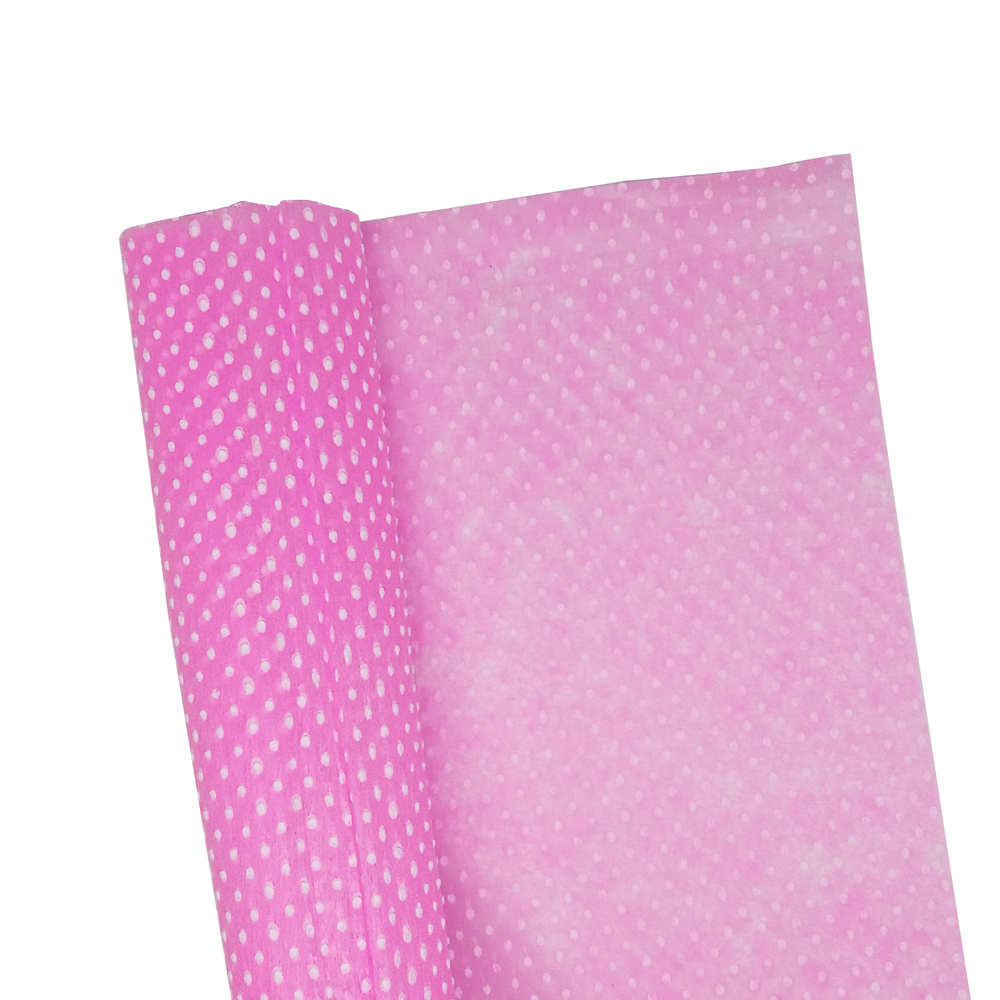 FNT002 SNOW DOTS NON WOVEN - Freesia