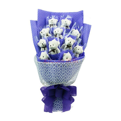 FNT002 SNOW DOTS NON WOVEN - Freesia