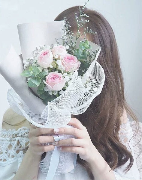 FNT033 KOREAN NETTING - Freesia