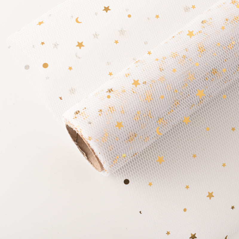 FNT046 STAR & MOON NETTING - Freesia