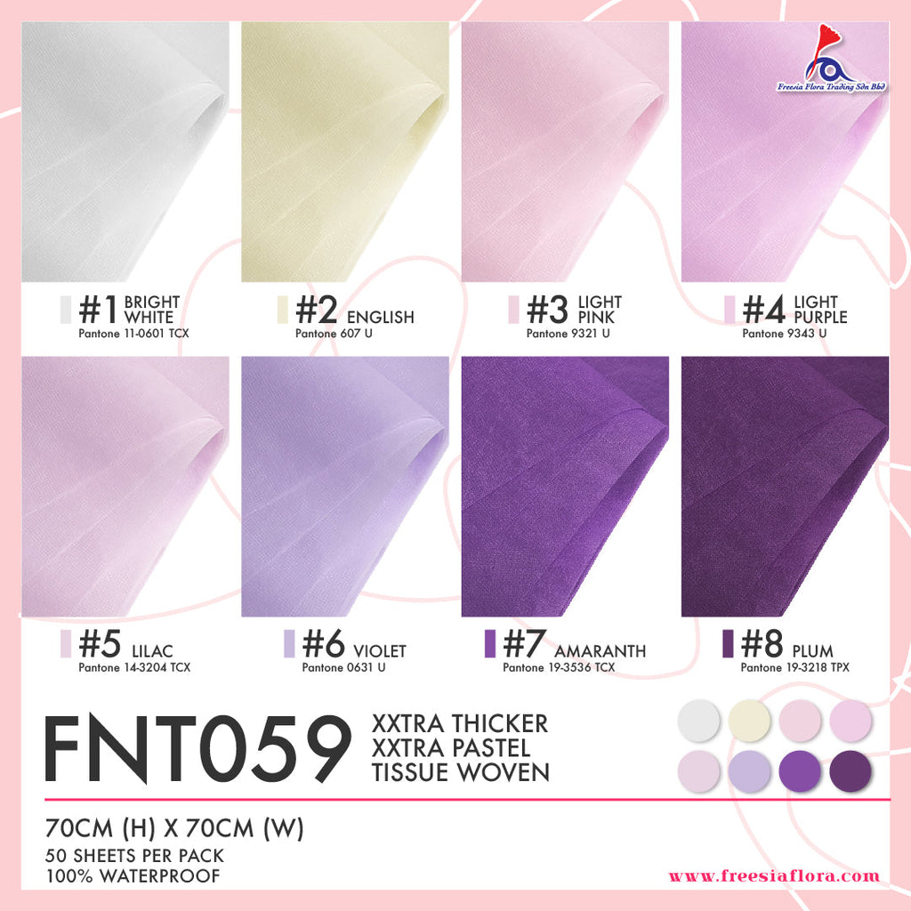 Xtra Thick Xtra Pastel Tissue Woven (70*70cm)