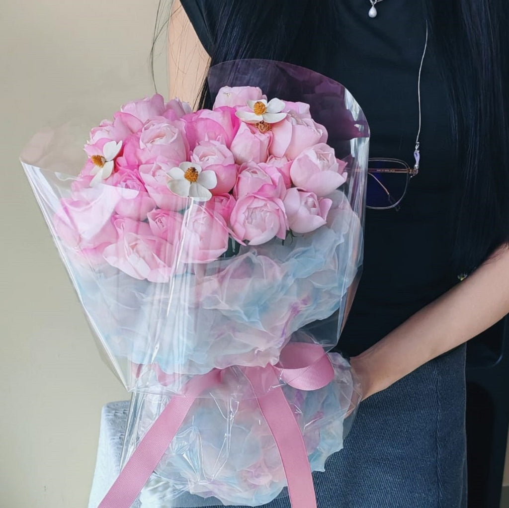 FNT065 Shell Organza (46cm X 110cm)