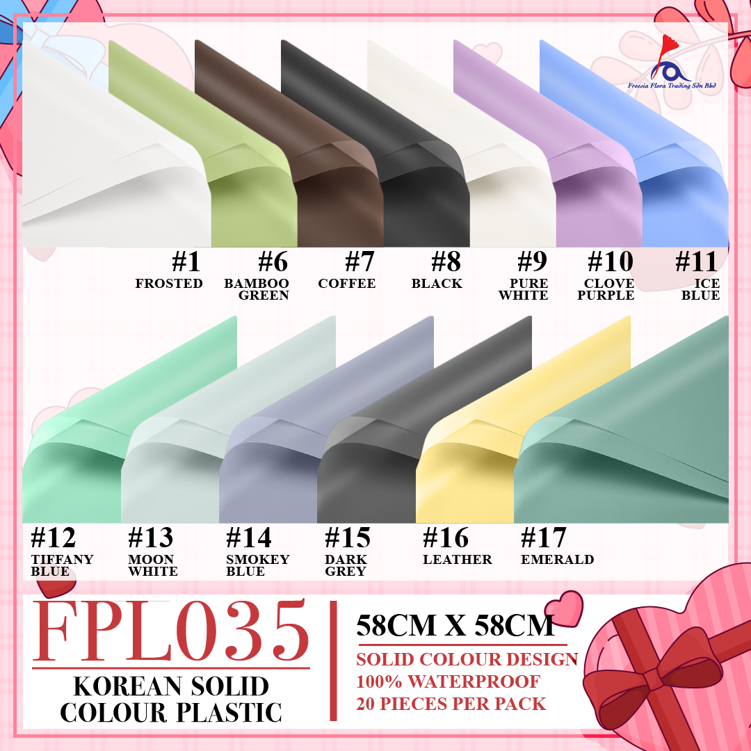 FPL035 OPP KOREA MATTE PLASTIC - Freesia