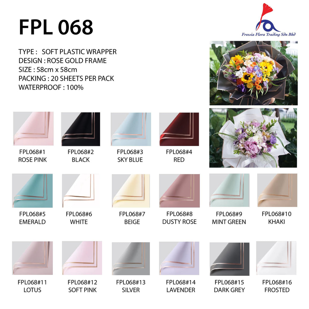 FPL068 ROSE GOLD FRAME - Freesia