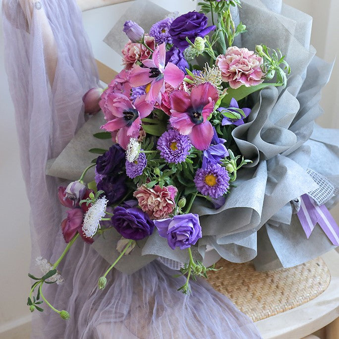FPL076 SOFT WRAPPER - Freesia