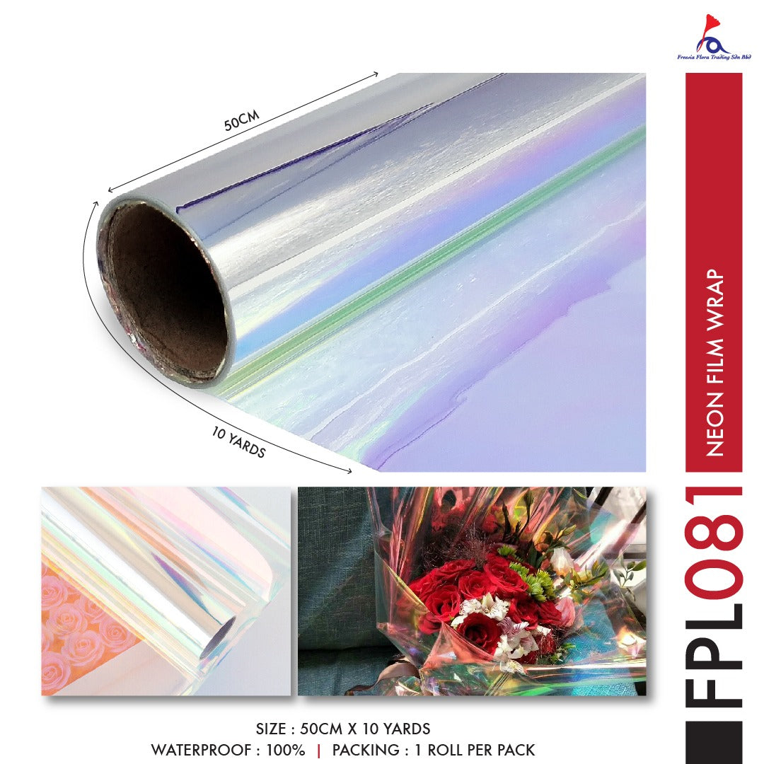 FPL081 NEON FILM WRAP (50CM*10Y) - Freesia