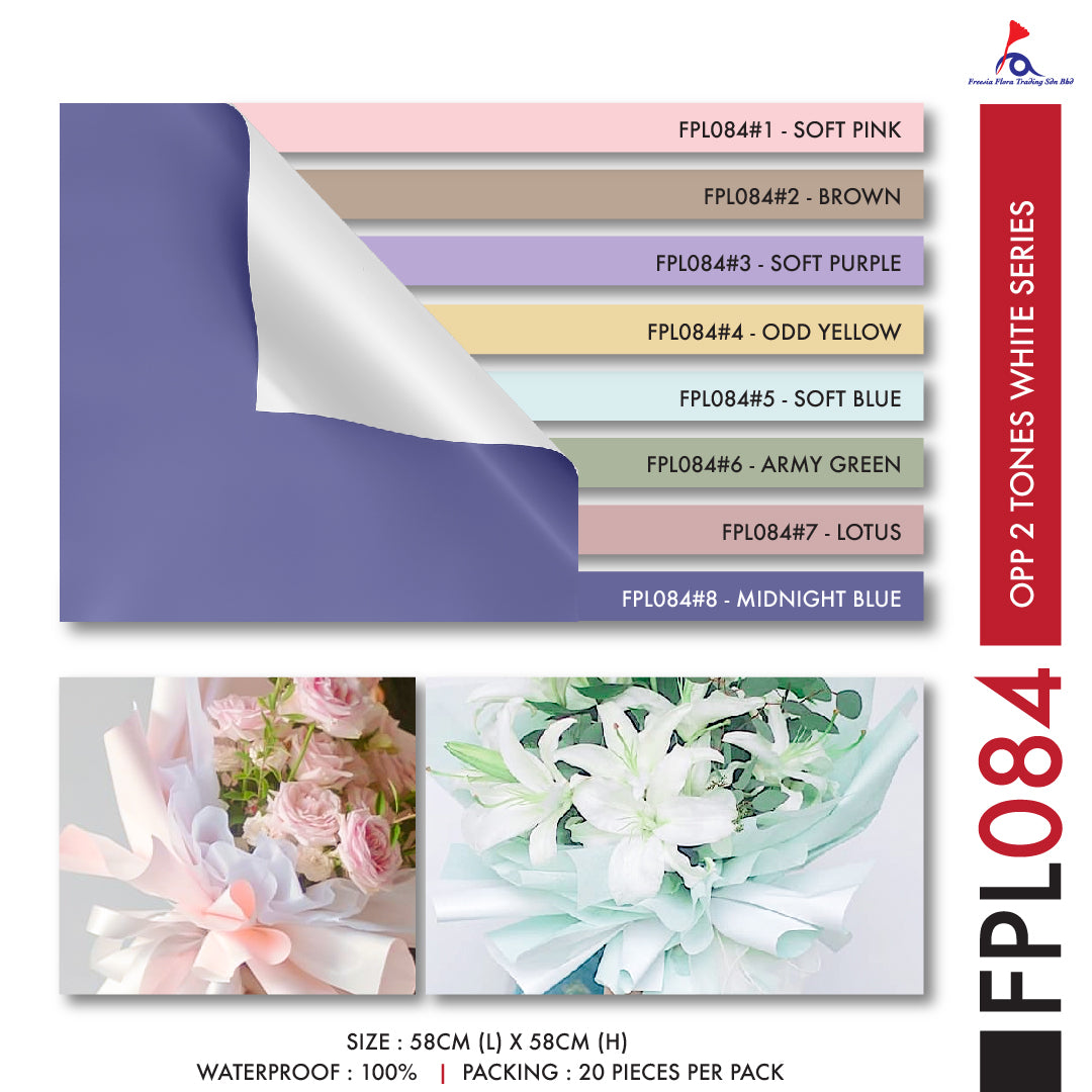 FPL084 OPP 2TONES WHITE SERIES - Freesia