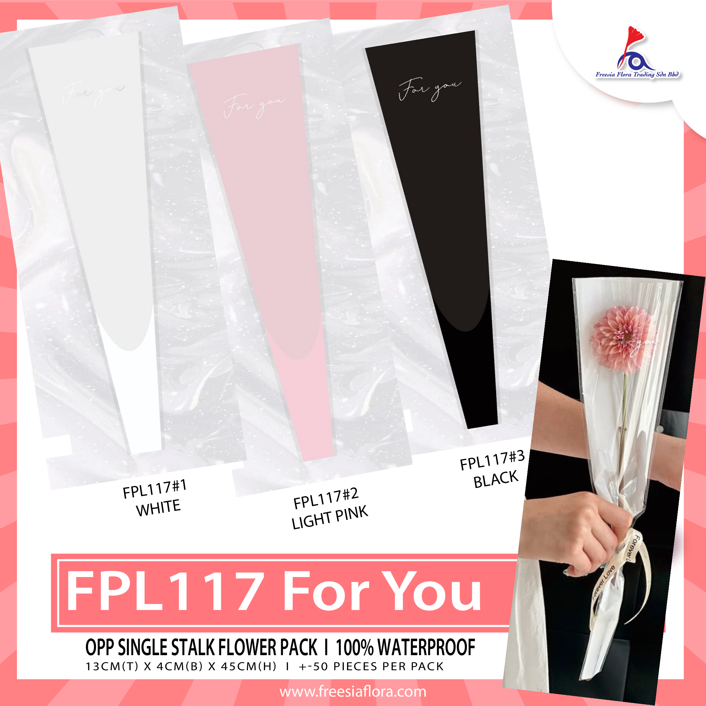 Single Stalk Flower Pack "For You"