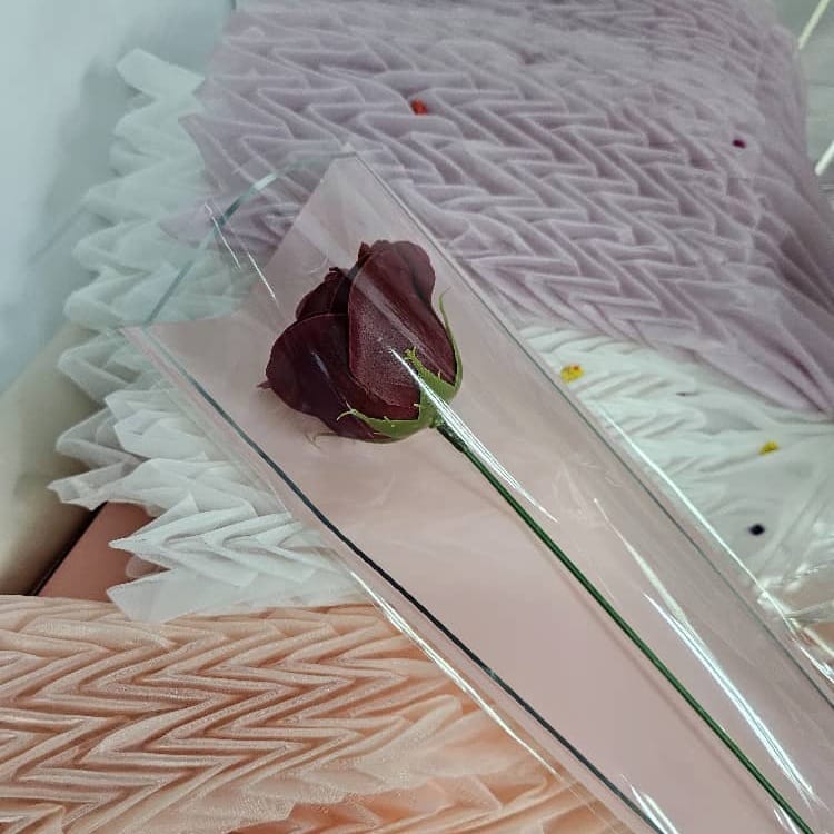 Single Stalk Flower Pack With Silver Frame