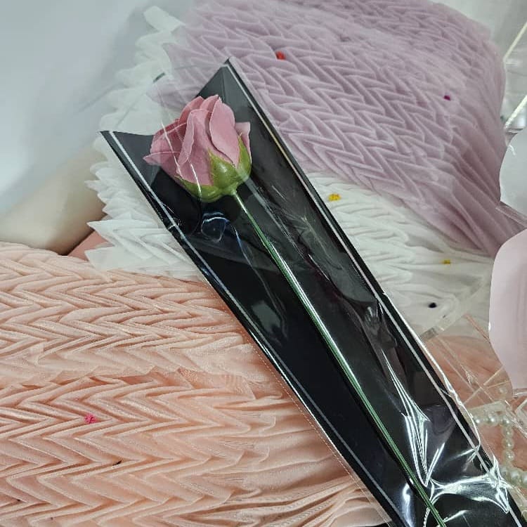Single Stalk Flower Pack With Silver Frame