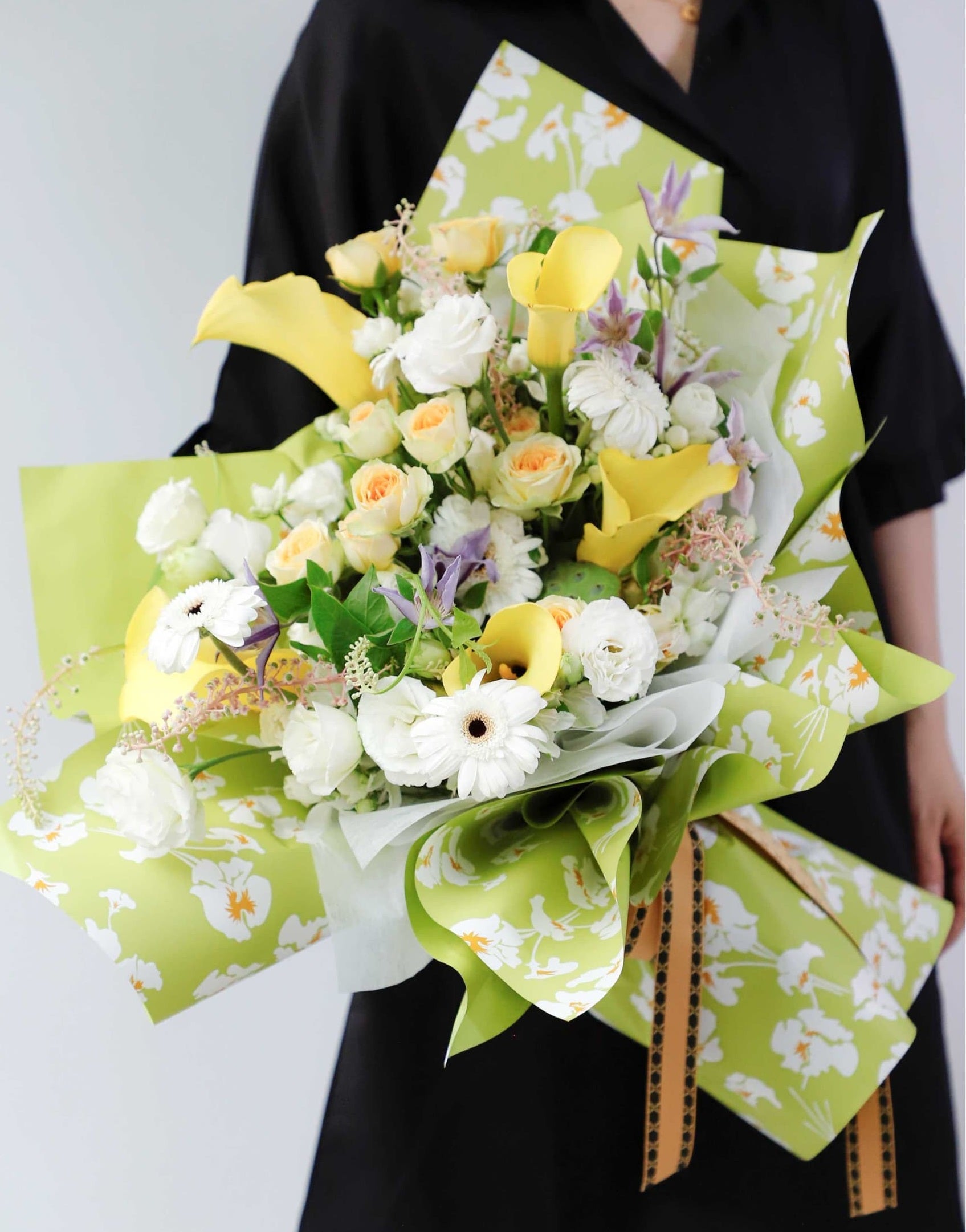 Floral Motif Collection OPP Wrapper