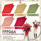 FPP066 ECO PALM LEAF CRAFT PAPER - Freesia