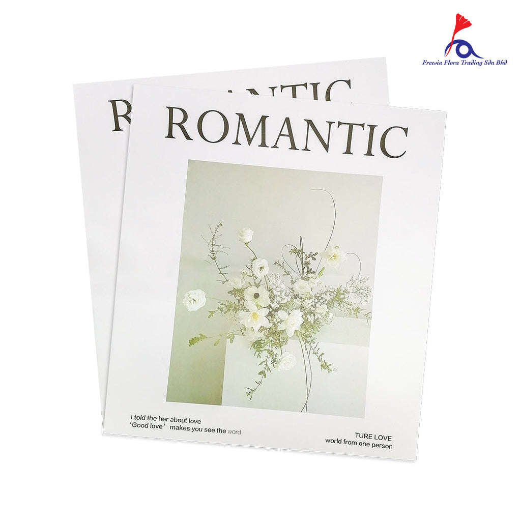 FPP069 ROMANTIC MAGAZINE WRAPPER - Freesia