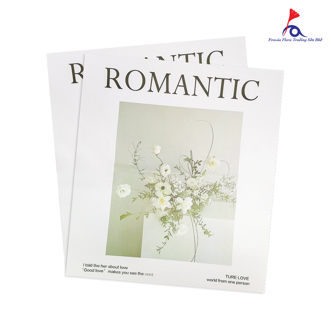 FPP069 ROMANTIC MAGAZINE WRAPPER - Freesia