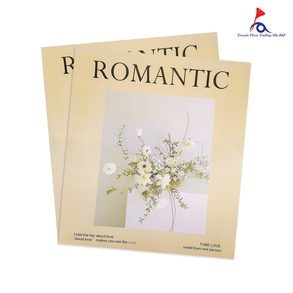 FPP069 ROMANTIC MAGAZINE WRAPPER - Freesia