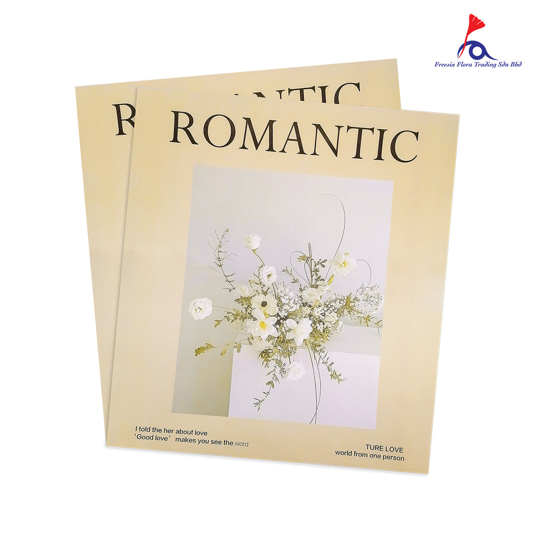 FPP069 ROMANTIC MAGAZINE WRAPPER - Freesia