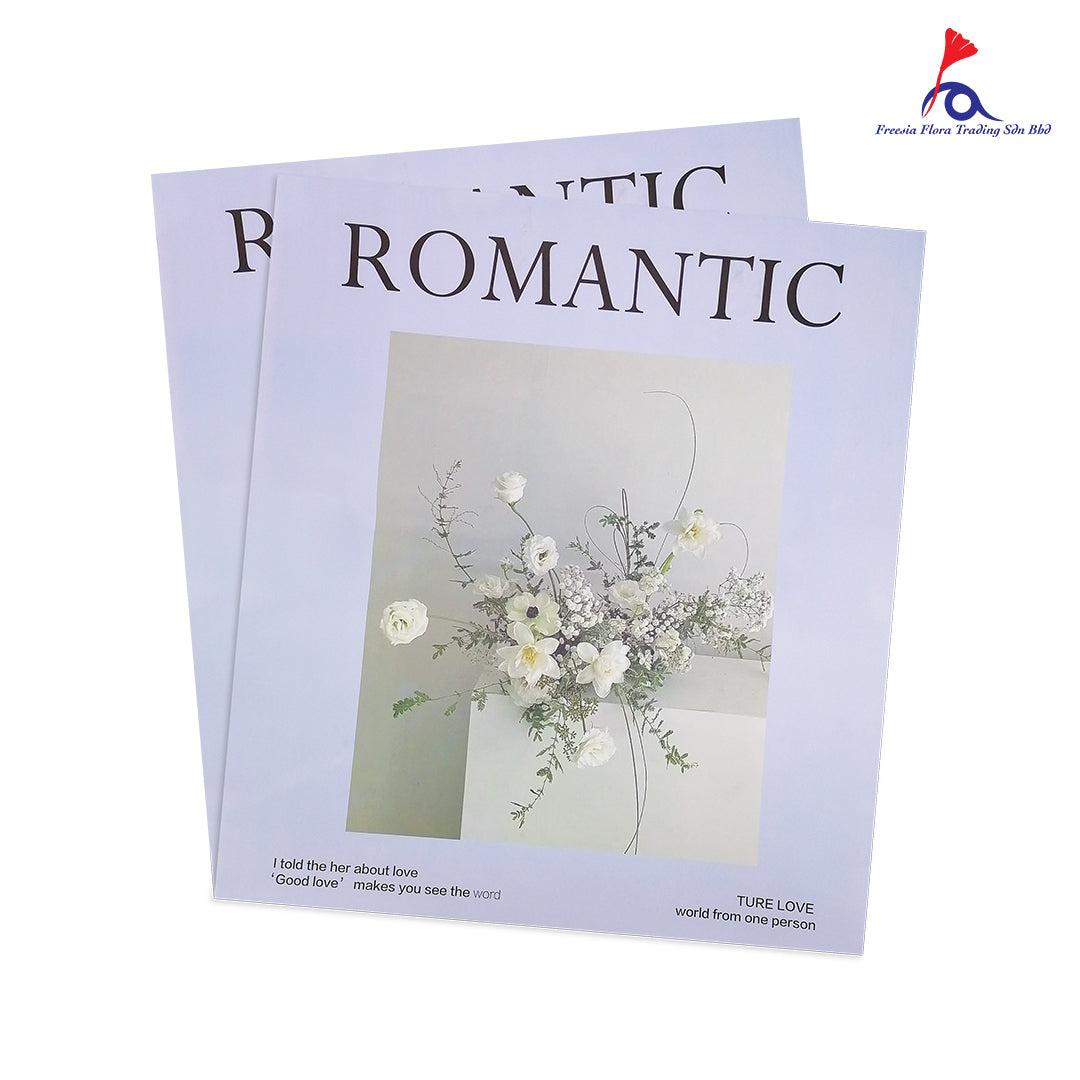 FPP069 ROMANTIC MAGAZINE WRAPPER - Freesia