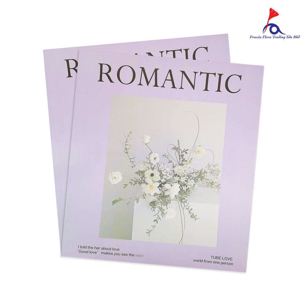 FPP069 ROMANTIC MAGAZINE WRAPPER - Freesia