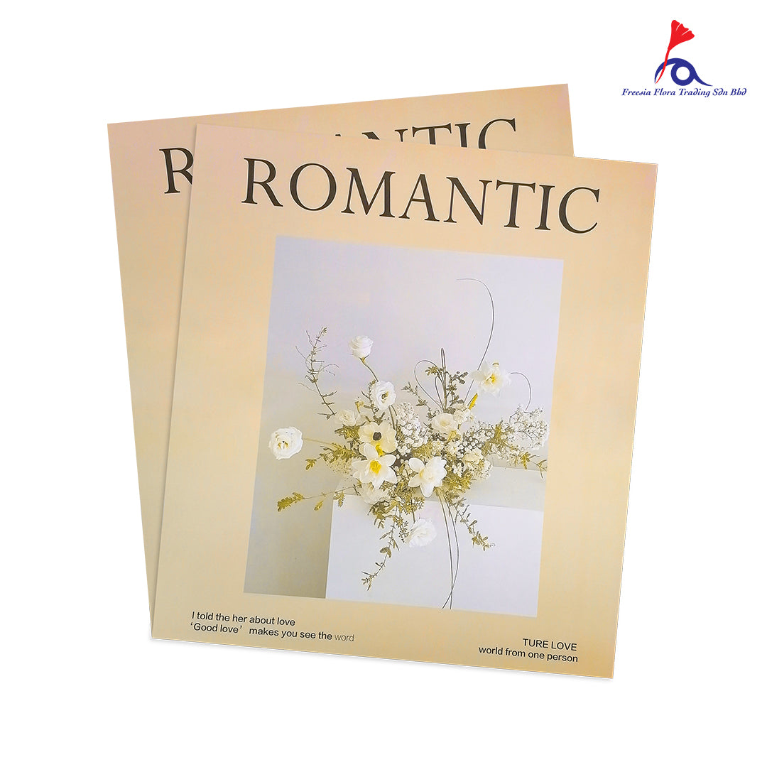 FPP069 ROMANTIC MAGAZINE WRAPPER - Freesia