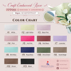 FPP086 Eco Craft Embossed Rose 90gsm
