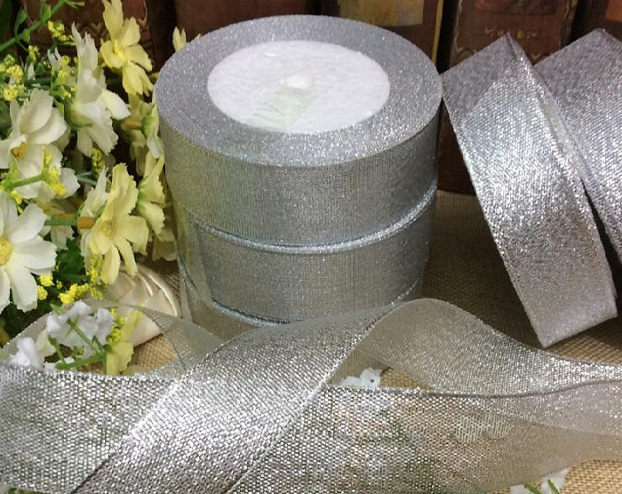 FRB009 METALLIC RIBBON (25MM X 25Y) - Freesia