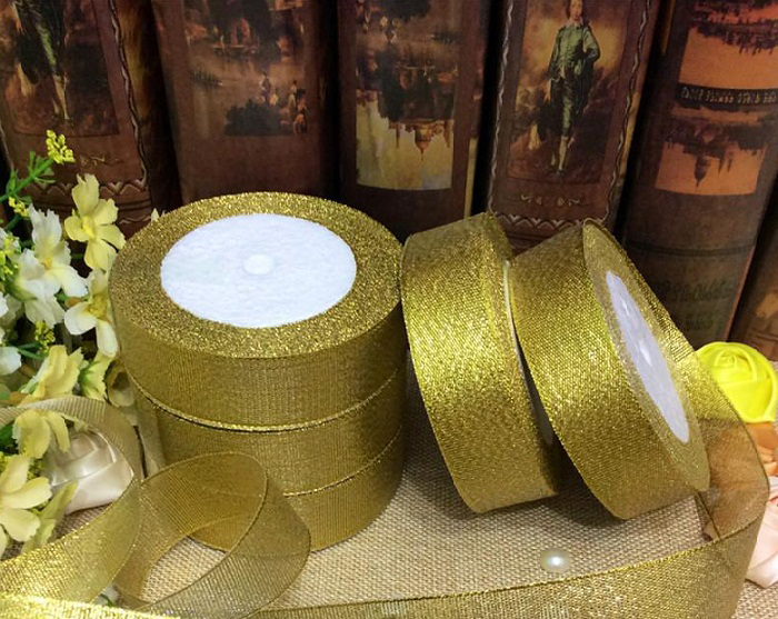 FRB009 METALLIC RIBBON (25MM X 25Y) - Freesia