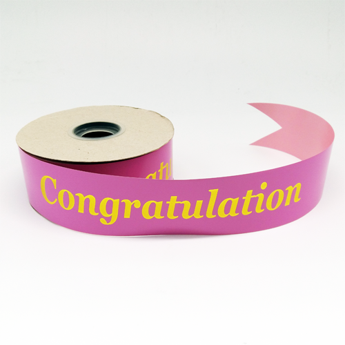 FRB037 CONGRATULATION OPP RIBBON - Freesia