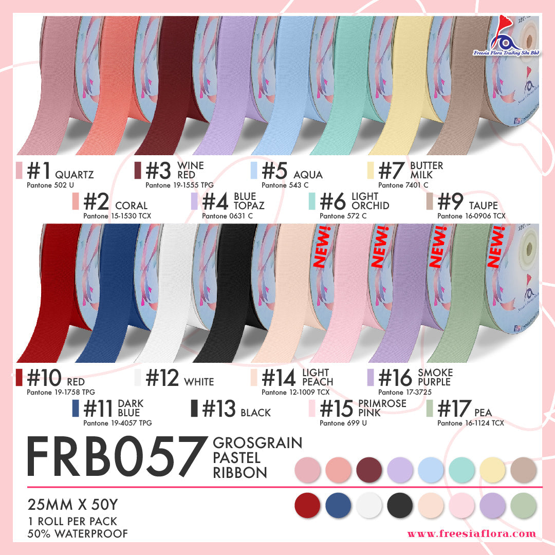 Pastel Grosgrain Ribbon