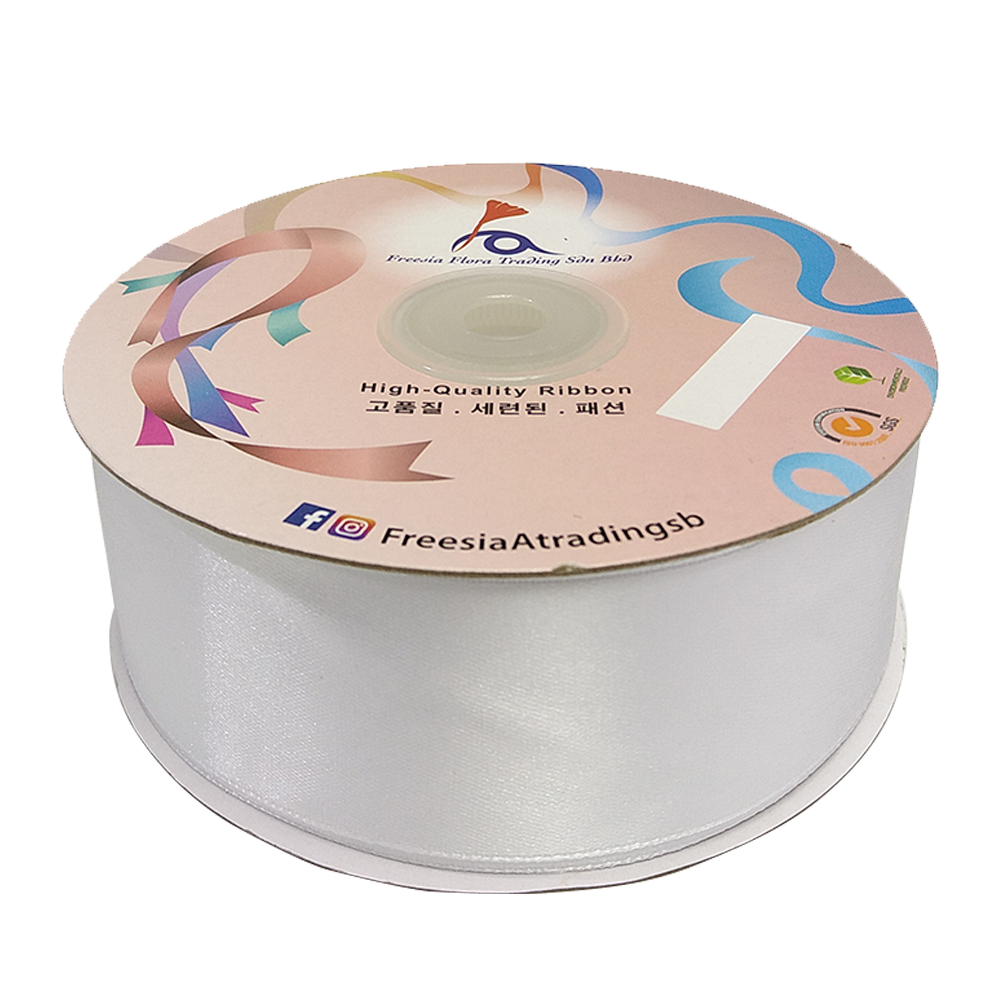 FRB063 SATIN RIBBON 38MM*50Y - Freesia