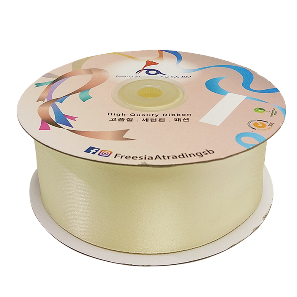 FRB063 SATIN RIBBON 38MM*50Y - Freesia