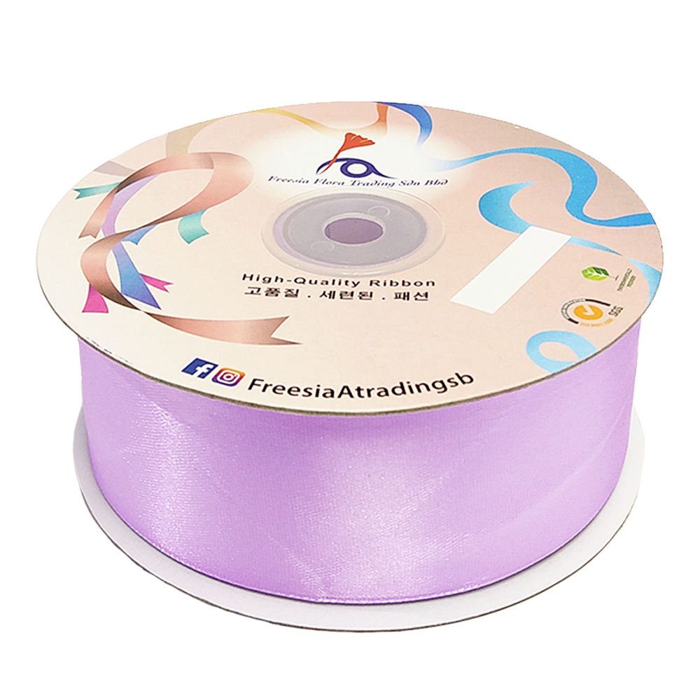 FRB063 SATIN RIBBON 38MM*50Y - Freesia