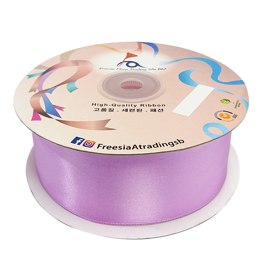 FRB063 SATIN RIBBON 38MM*50Y - Freesia
