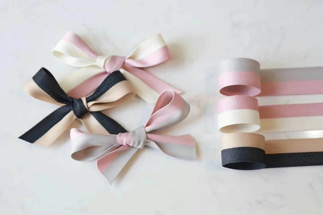 FRB067 DUO COLOUR CANVAS RIBBON 25MM X 10Y - Freesia
