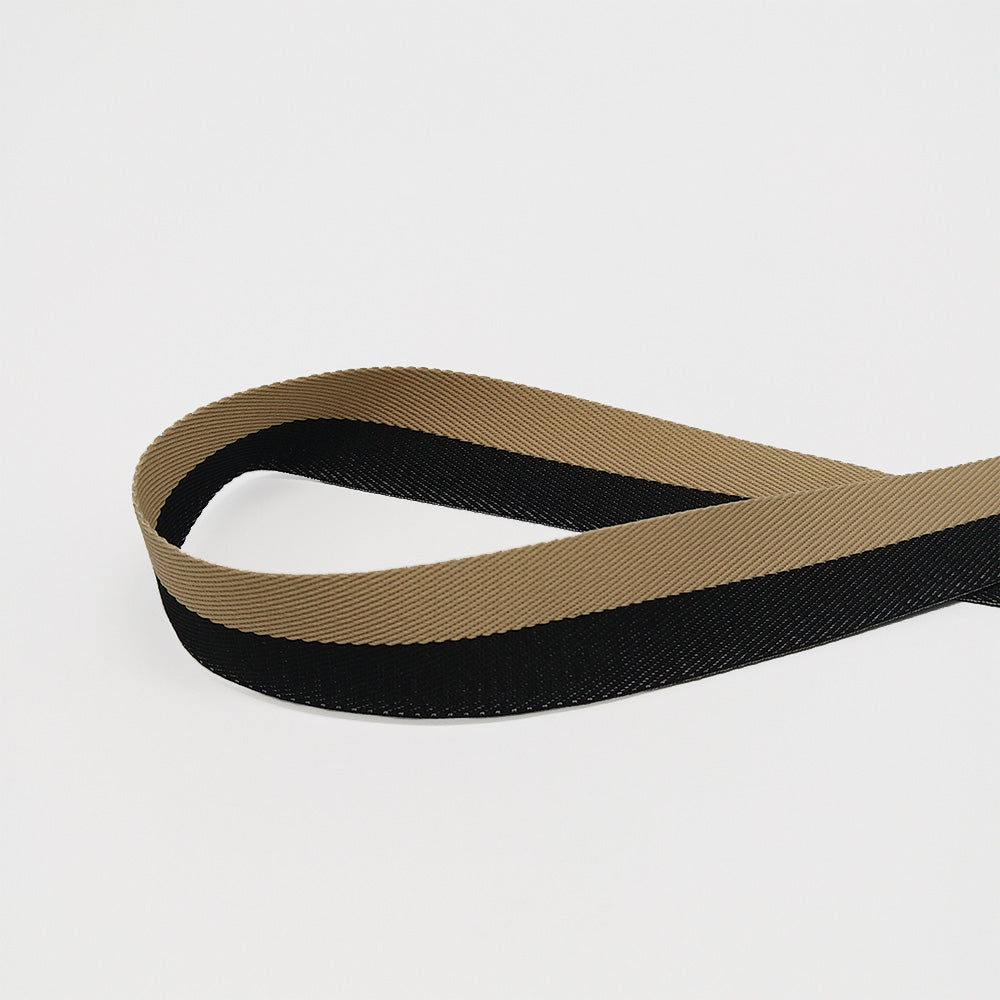 FRB067 DUO COLOUR CANVAS RIBBON 25MM X 10Y - Freesia