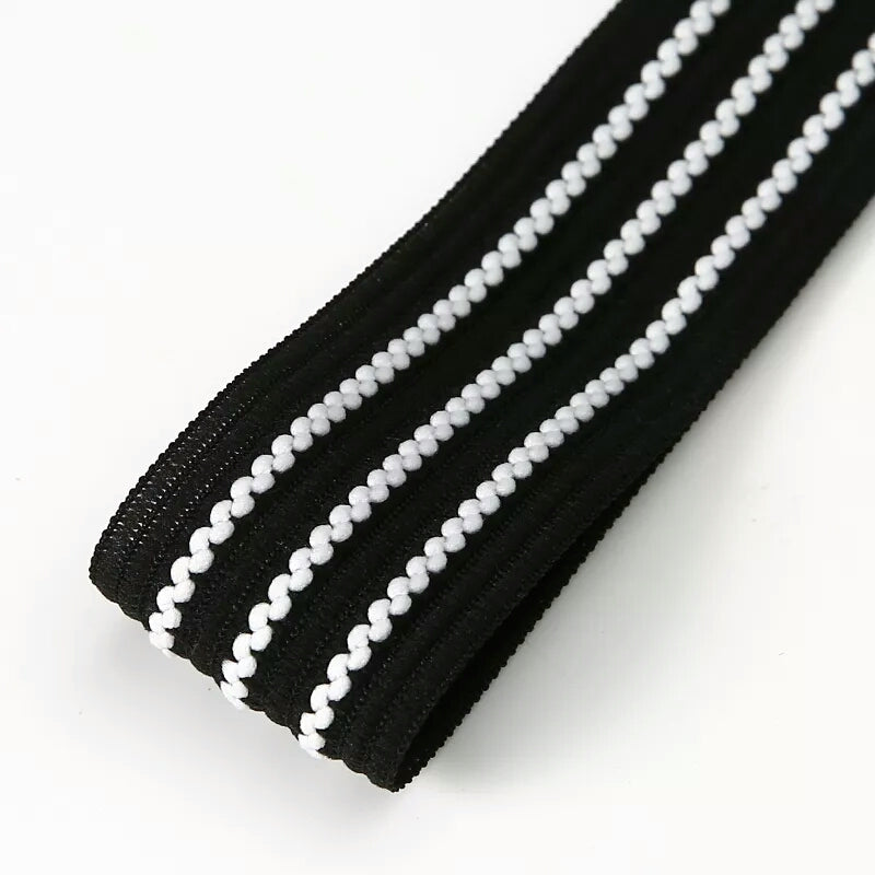FRB076 STRIPE COTTON RIBBON - Freesia