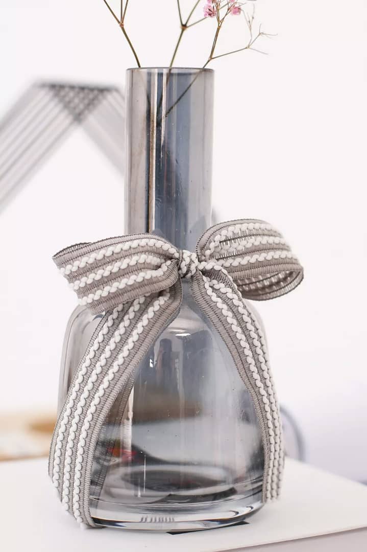 FRB076 STRIPE COTTON RIBBON - Freesia