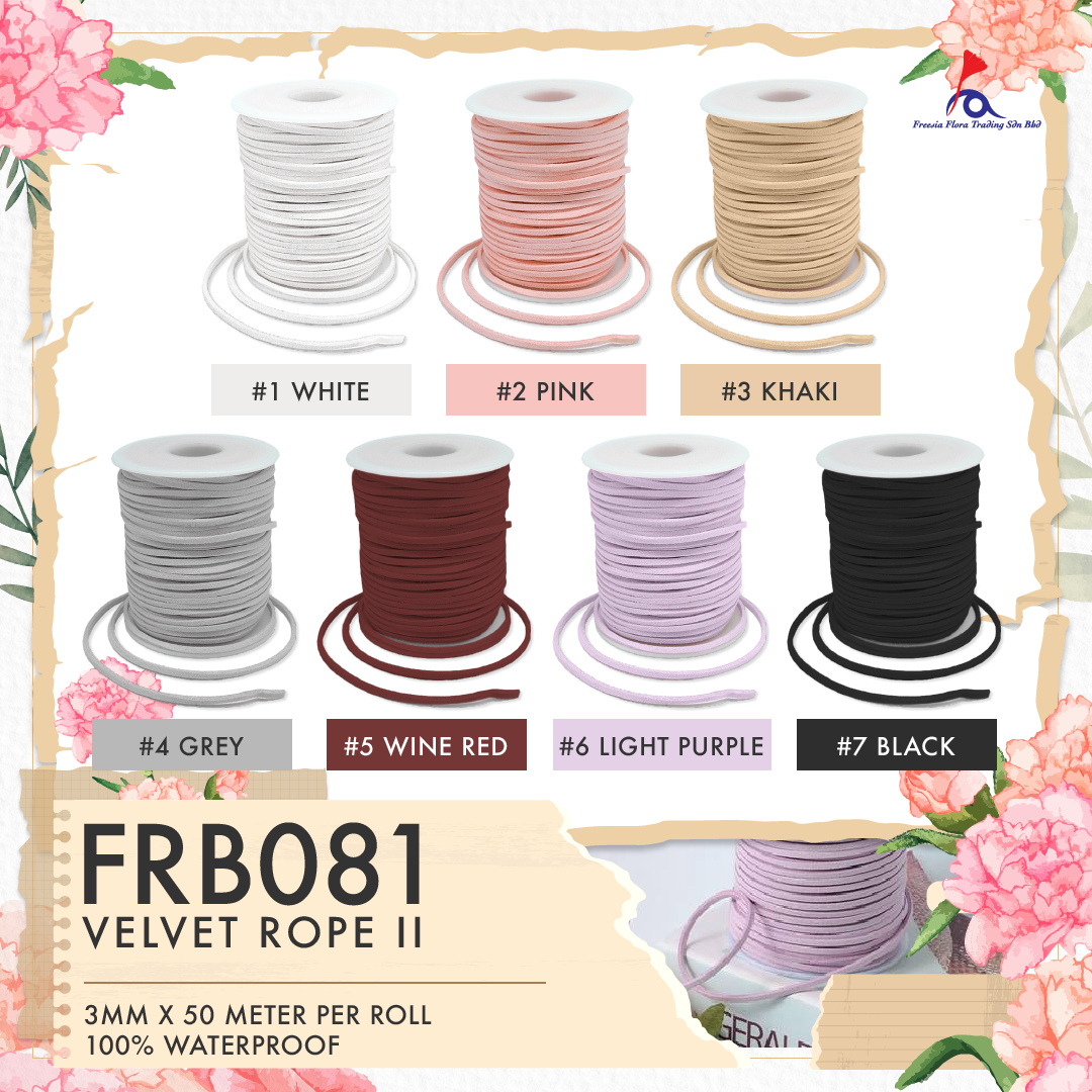 FRB081 VELVET ROPE 2 - Freesia