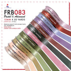 FRB083 PASTEL II SATIN 15MM X 50Y - Freesia