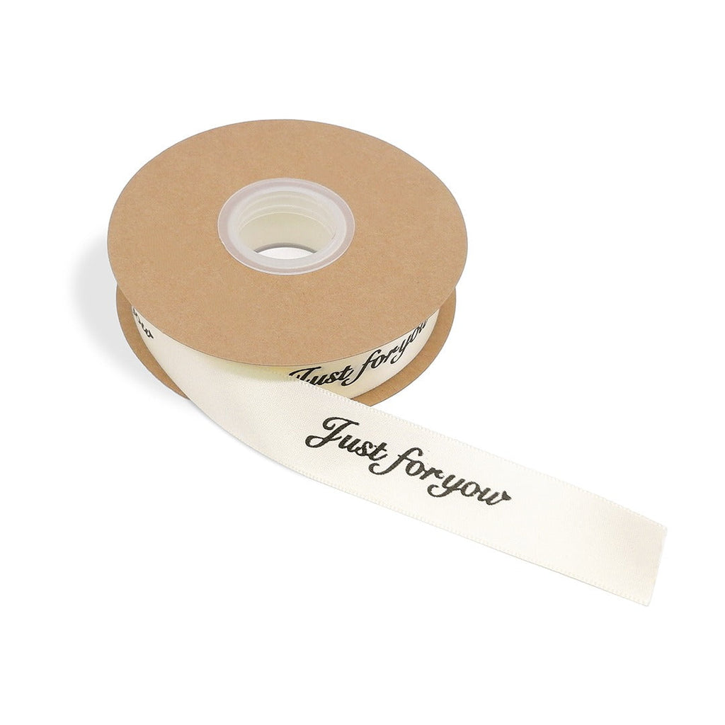 FRB087 SATIN RIBBON 'JUST FOR YOU'(25MM*50Y) - Freesia